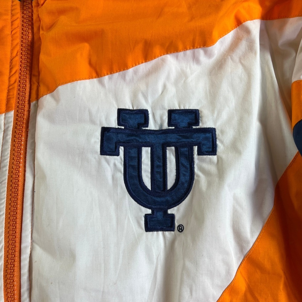 Pro Player University of Tennessee Puffer Jacket Mens XL Orange Vols Colorblock - Picture 6 of 14